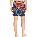 COLORING OWL Men's Mid-Length Swim Shorts