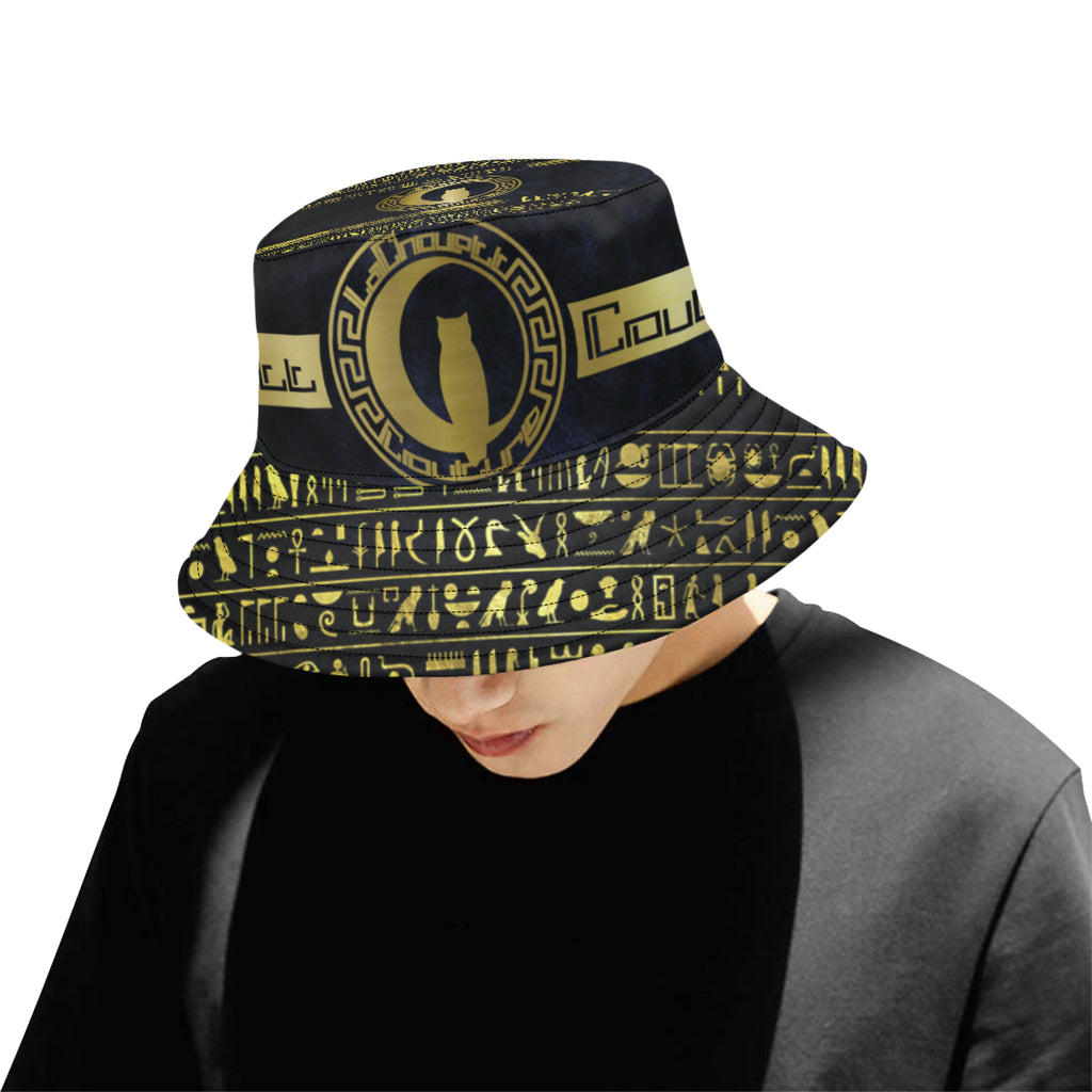 HIEROGLYPH DELUXE All Over Print Bucket Hat for Men