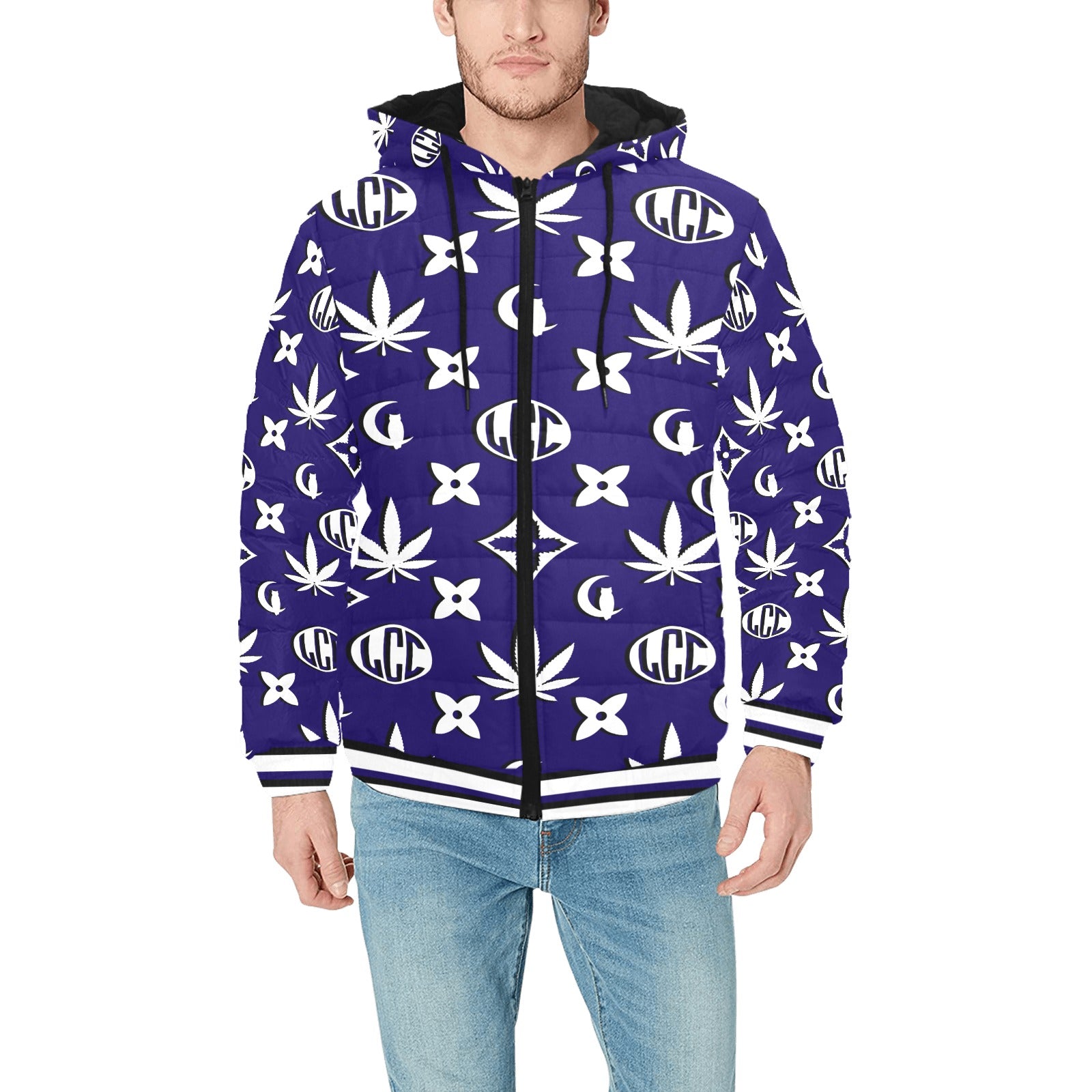 LCC WEEDY Men's Padded Hooded Jacket