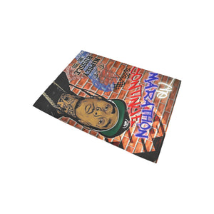 NIPSEY MARATHON CONTINUE Area Rug 5'3''x4'