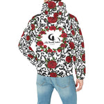 RED ROSES Men's Padded Hooded Jacket