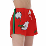 BURN THE OPPS RED Women's Short Pants