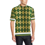 ARLEQUIN GREEN Men's All Over Print Polo Shirt