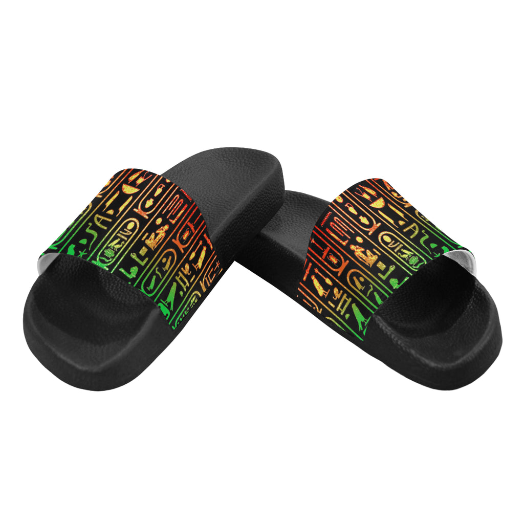 RASTAGLYPH Men's Slide Sandals (Model 057)
