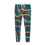 PLAID IN GOLD Unisex All Over Print Sweatpants