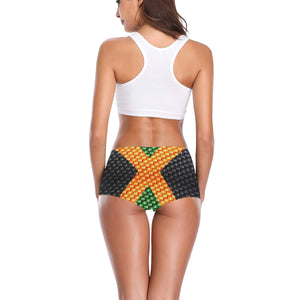 JAMAICA FLAG Women's All Over Print Boyshort Panties (Model L31)