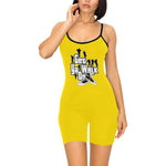 GET YA WALK ON Women's Short Yoga Bodysuit