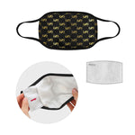 EXCELLENCE BLCCGLD Mouth Mask in One Piece (2 Filters Included)