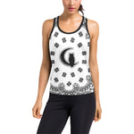 BANDANA WHT Women's Racerback Tank Top