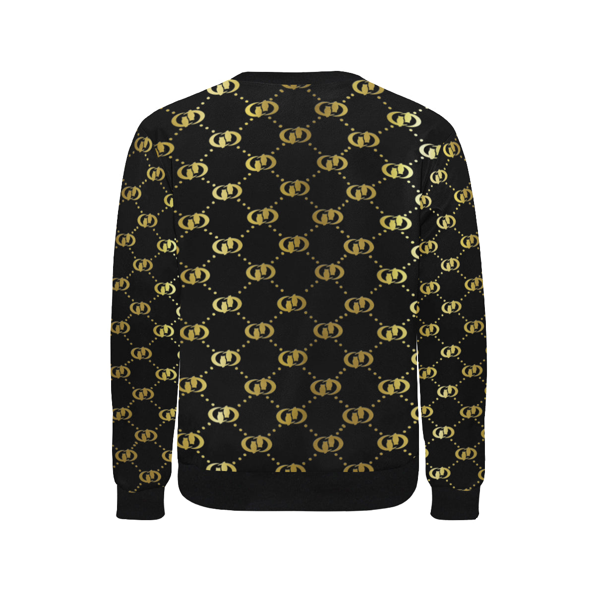 EXCELLENCE BLCCGLD Men's Rib Cuff Crew Neck Sweatshirt