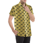 EXCELLENCE GLDBLCC Men's All Over Print Short Sleeve Shirt
