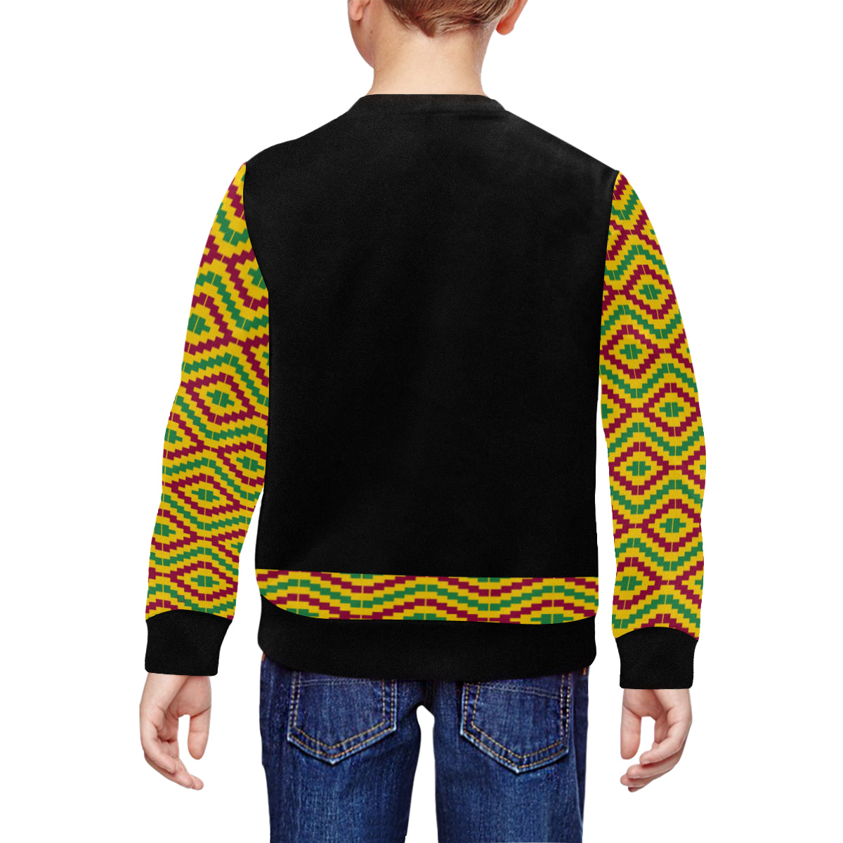 FRACTAL FARI All Over Print Crewneck Sweatshirt for Kids (Model H29)