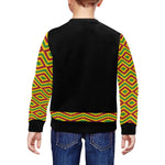 FRACTAL FARI All Over Print Crewneck Sweatshirt for Kids (Model H29)