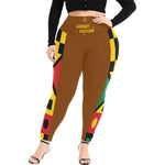 KENTE BUTAN High Waist Leggings