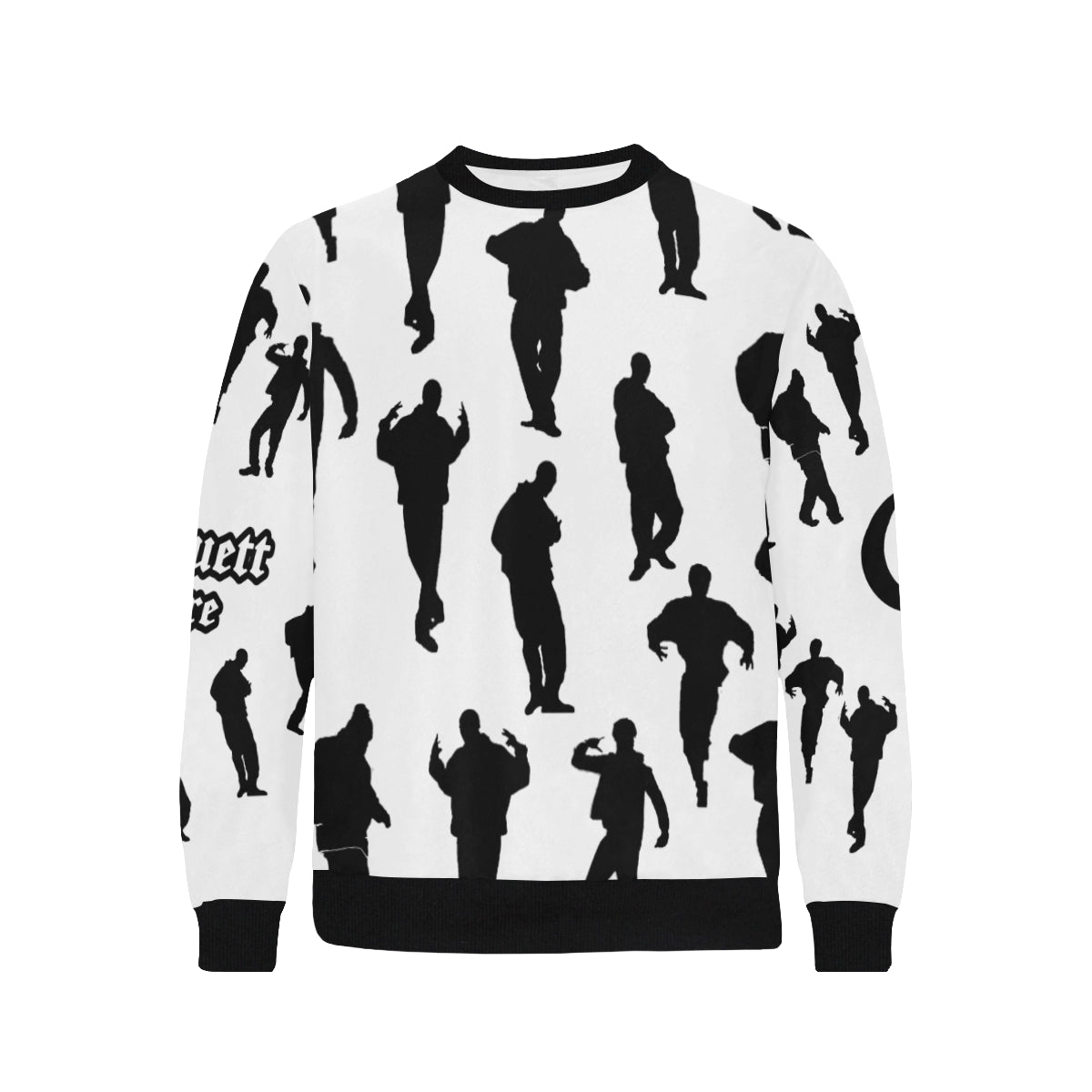 C-WALK Men's Rib Cuff Crew Neck Sweatshirt