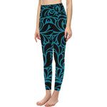 GORGEOUS BLU  All Over Print High-Waisted Leggings