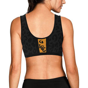 JAGUAR SKIN LCC Women's All Over Print Sports Bra