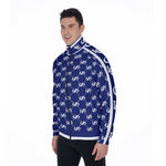 EXCELLENCE NAVY Stand Collar Jacket