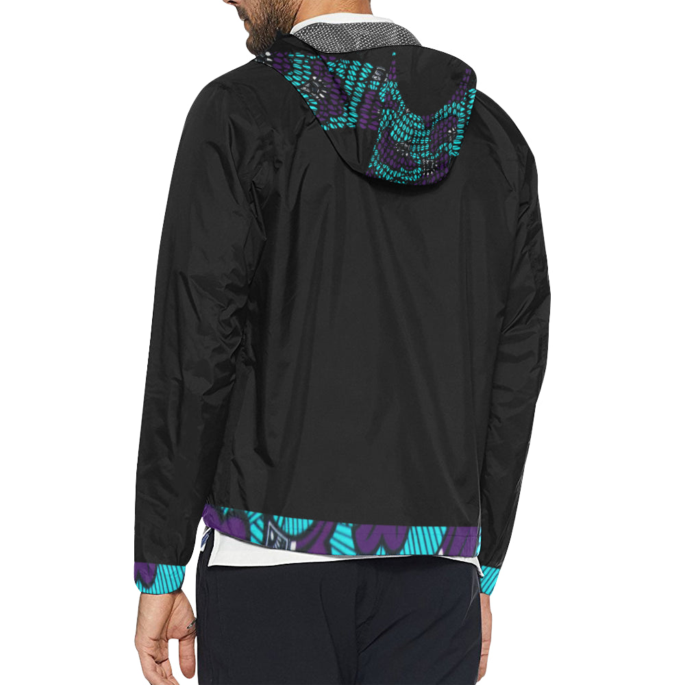 AFRIKA FLOWER All Over Print Windbreaker for Unisex