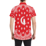 BANDANA Bs'UP Men's All Over Print Short Sleeve Shirt
