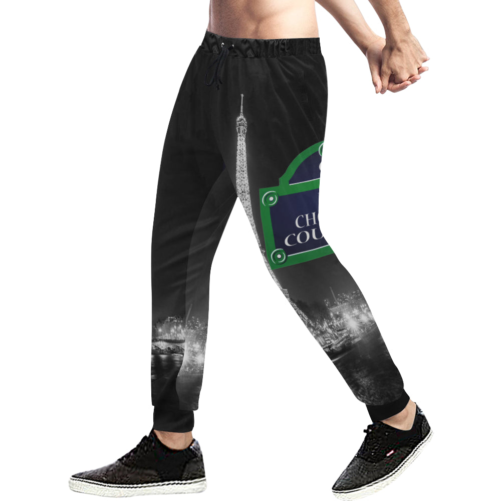 PARIS BY NIGHT Men's All Over Print Sweatpants (Model L11)