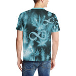 INFINITY BLUE COSMOS Men's All Over Print T-Shirt