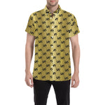 EXCELLENCE GLDBLCC Men's All Over Print Short Sleeve Shirt
