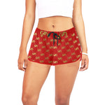EXCELLENCE RDGLD Women's All Over Print Relaxed Shorts