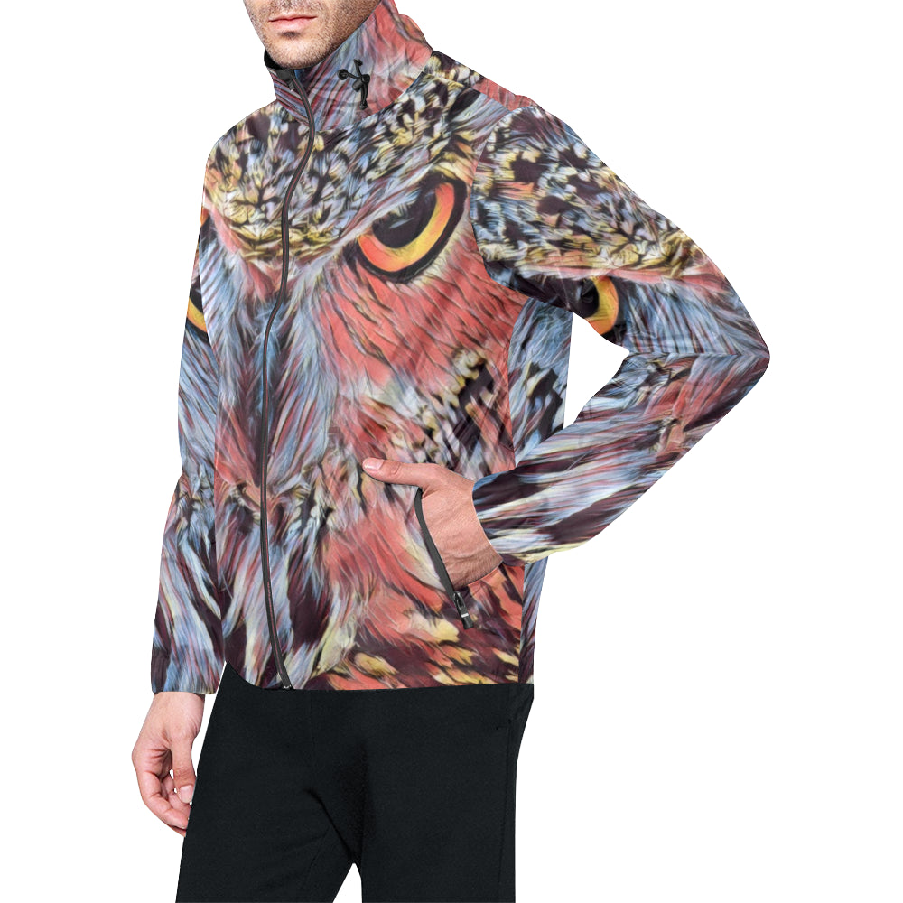 THE OWL Unisex All Over Print Windbreaker