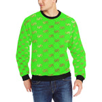 EXCELLENCE SKUNKGLD Men's Rib Cuff Crew Neck Sweatshirt