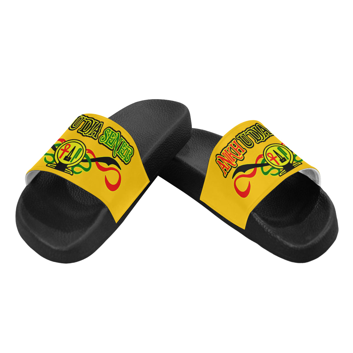 ANKH UDJA SENEB SHEN YLW Women's Slide Sandals