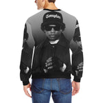 EAZY DUZ IT Men's Rib Cuff Crew Neck Sweatshirt