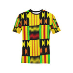 KENTE RASTA Men's All Over Print T-Shirt