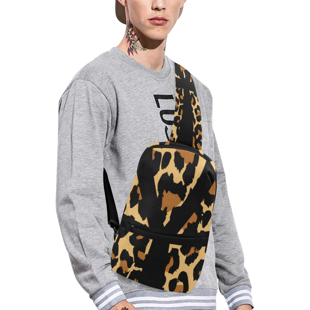 CHEETAH ANKH Chest Bag (Model 1678)