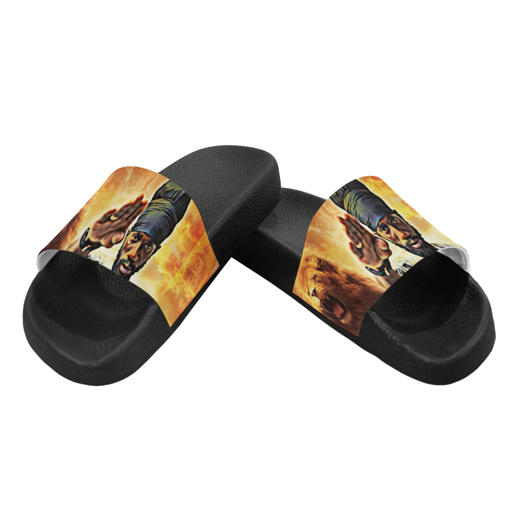 SIZZLASSIE I Men's Slide Sandals (Model 057)