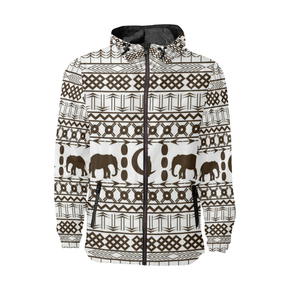 ELEPHANT ORNEMENT All Over Print Windbreaker for Unisex