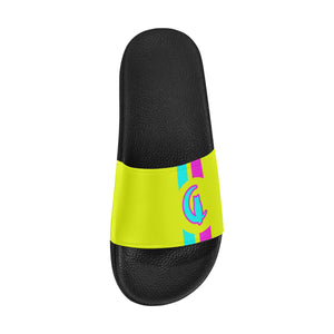 FRESH UP FLUO Men's Slide Sandals (Model 057)