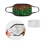 RASTAGLYPH Mouth Mask in One Piece (2 Filters Included)