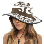 ELEPHANT ORNEMENT Wide Brim Bucket Hat