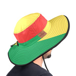 CONGO FLAG Wide Brim Bucket Hat
