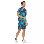 AFRICAN FLOWER Men's Short Sleeve Shirt Sets