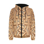 TEMBE ART WOODED PADDED HOODIE Men's Padded Hooded Jacket