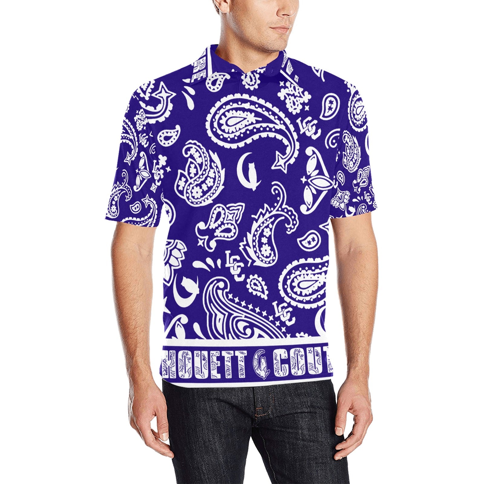 BANDANA PAISLEY All Over Print Polo Shirt