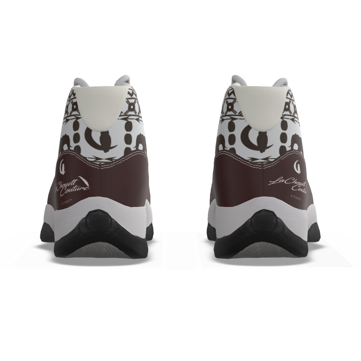 ELEPHANT ORNEMENT Men's High Top Basketball Shoes