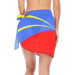 LA REUNION FLAG Beach Sarong Wrap