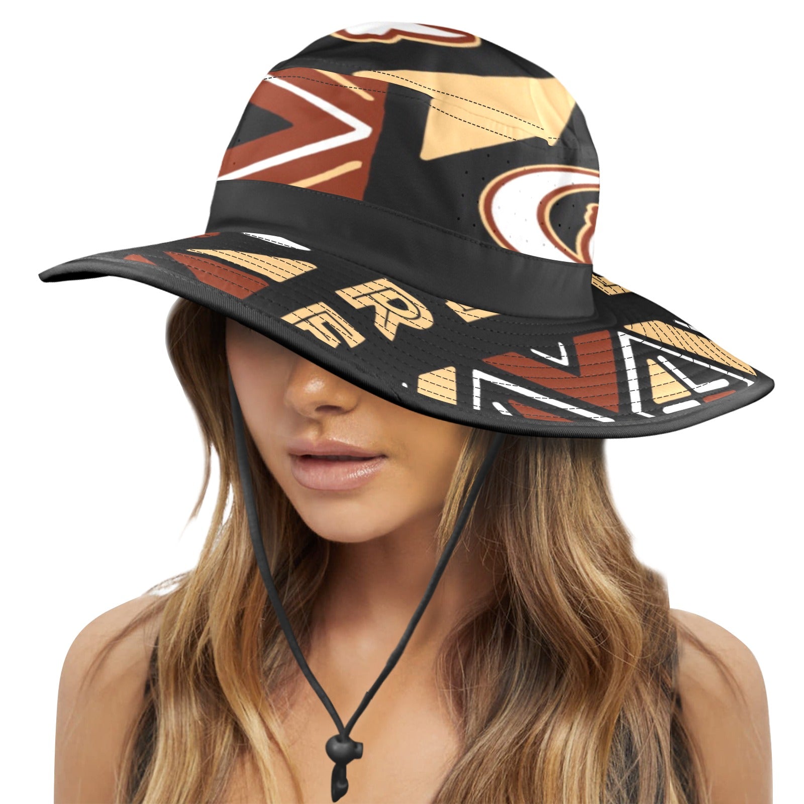BOGOLAN STYLE Wide Brim Bucket Hat