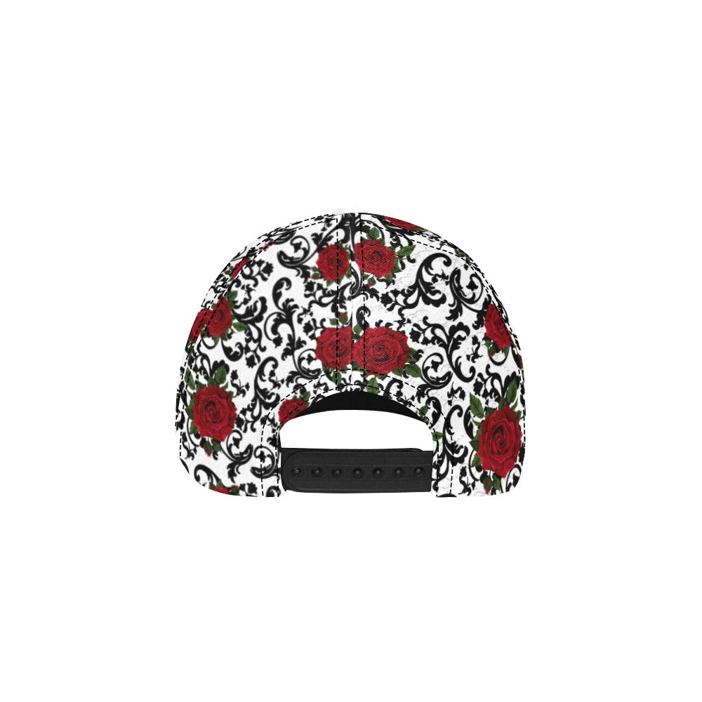 RED ROSES All Over Print Dad Cap C (7-Pieces Customization)