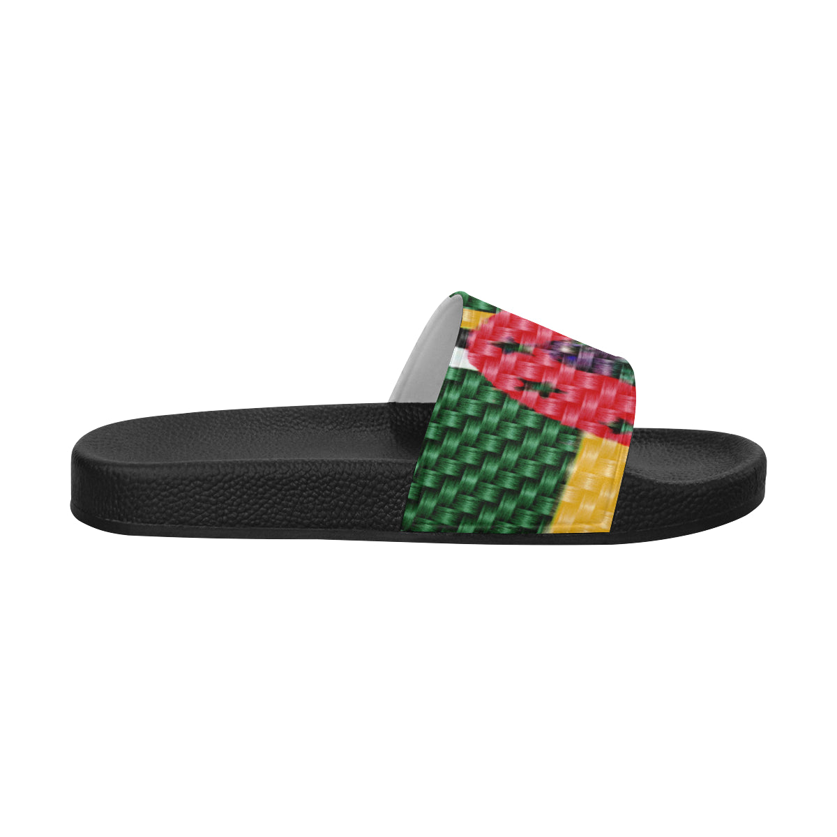 DOMINICA FLAG Women's Slide Sandals