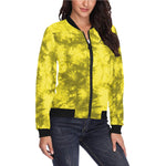 TIE DYE All Over Print Bomber Jacket for Women