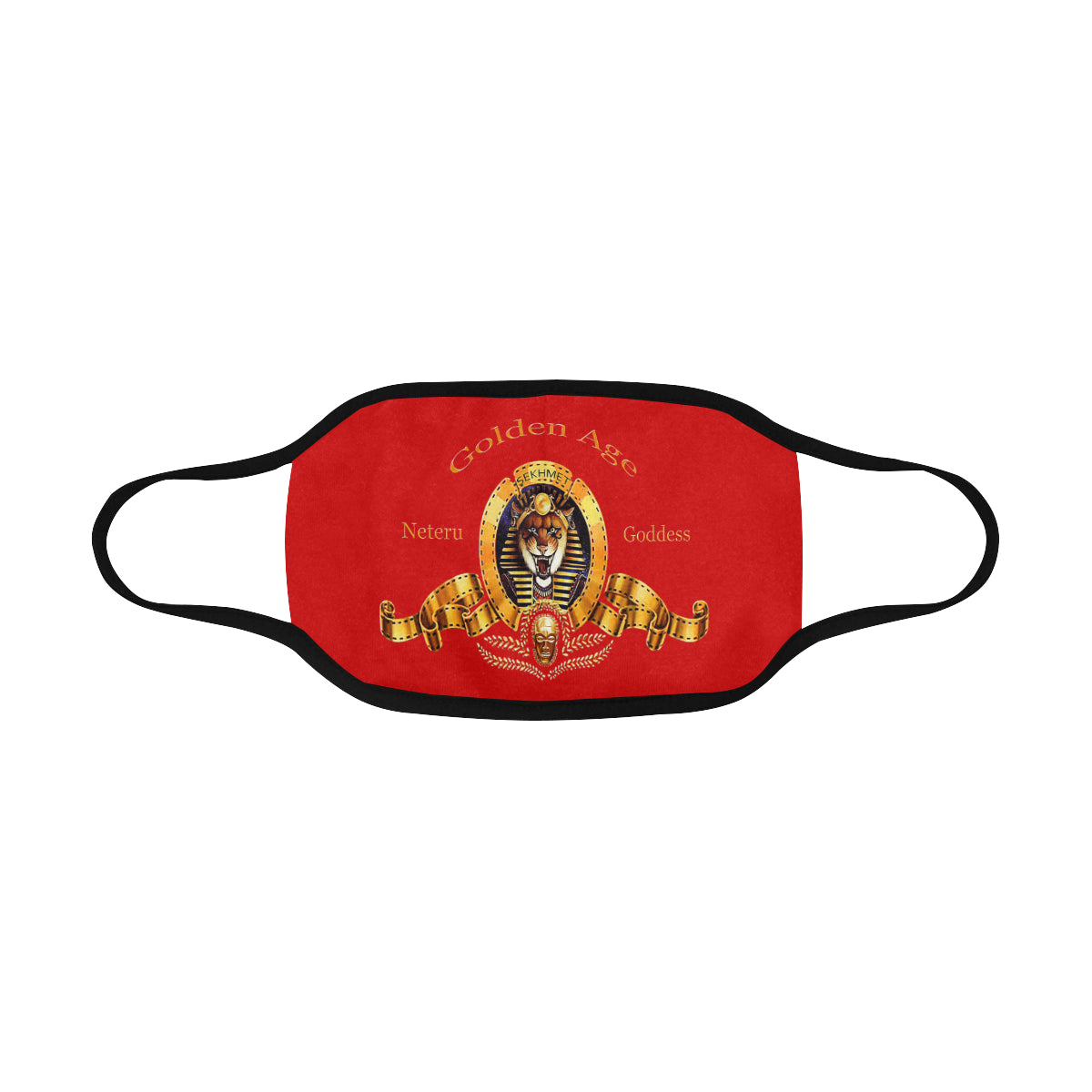 SEKHMET GODDESS RED Mouth Mask in One Piece (2 Filters Included)